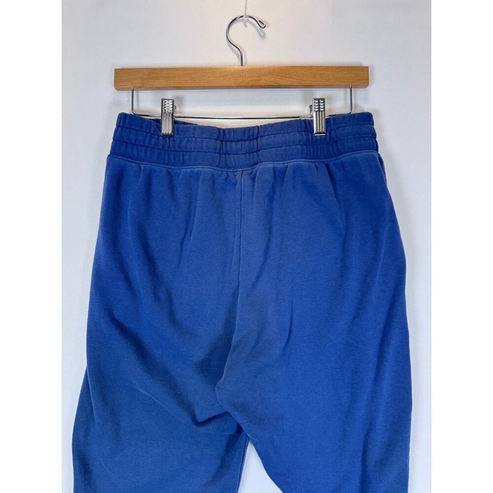 Under Armour Mens Medium Loose Fit Cotton Blend Joggers Blue Colorblock Pants - Picture 9 of 10